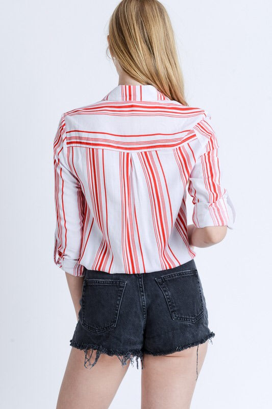 SAMY Two Tone Stripe Shirt